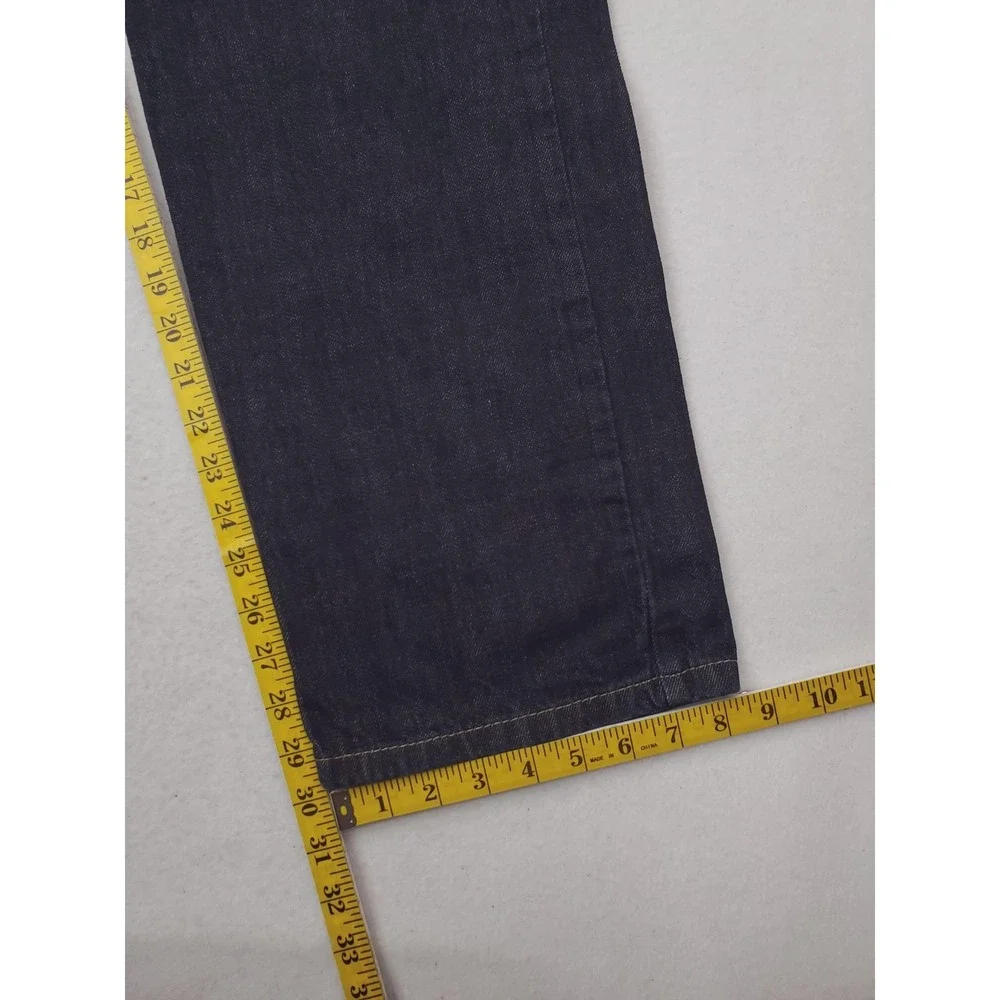 Levis 559 Jeans Mens 38x30 Blue Relaxed Straight Baggy Y2K Denim Pants Dark Wash